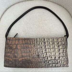 Roberto Cavalli Freedom Animal Print Mob Wife Baguette Purse Bag
